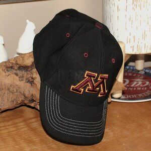 Fan Favorite Univ of Minnesota Baseball Cap with Goldy Gopher Velcro back